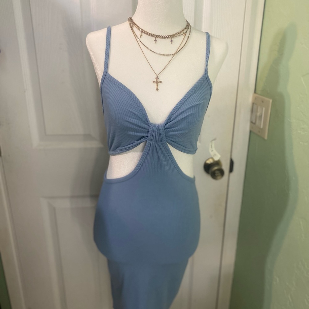 Blue Bodycon Dress